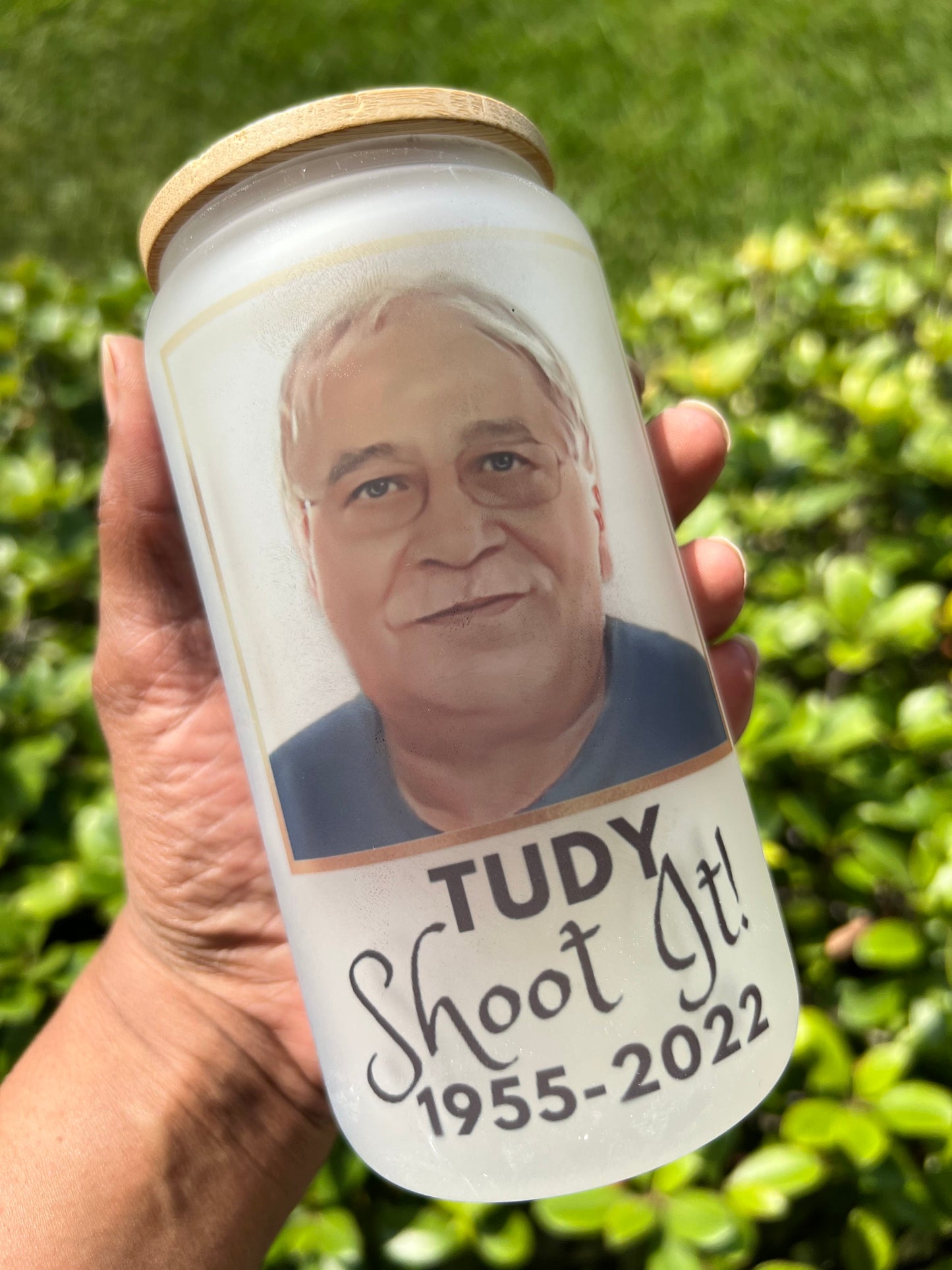 Libby Glass Can (Frosted & Clear)