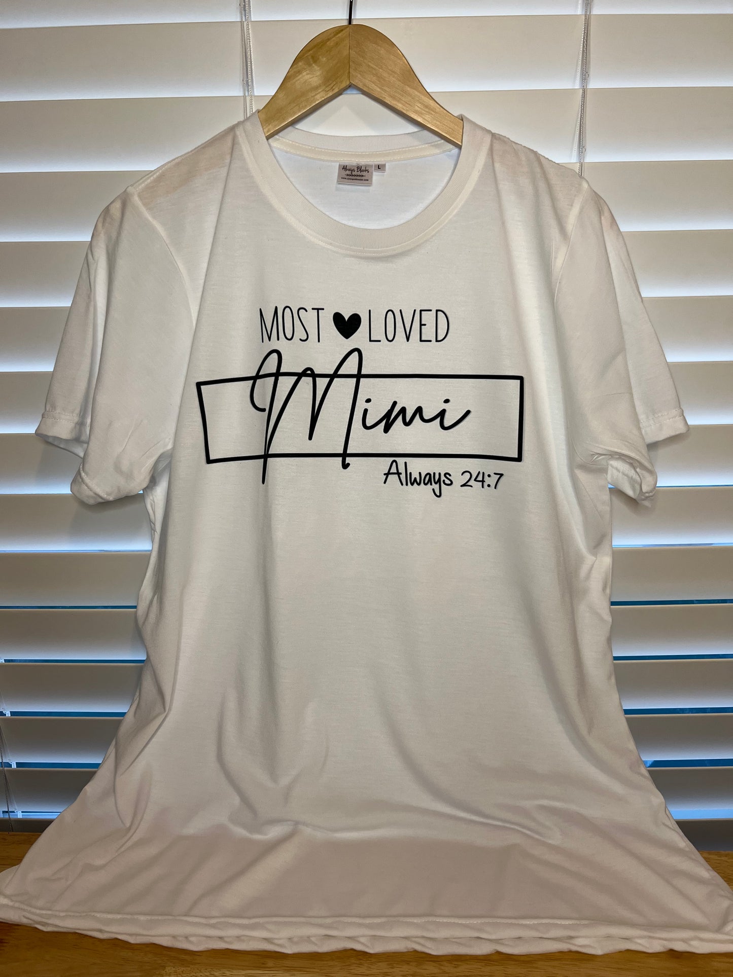 White- "MIMI" Short Sleeve Custom Tee