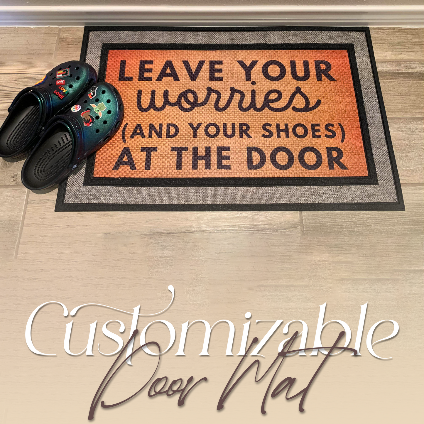 TikTok Custom Doormat (Your Design or Sports Team)
