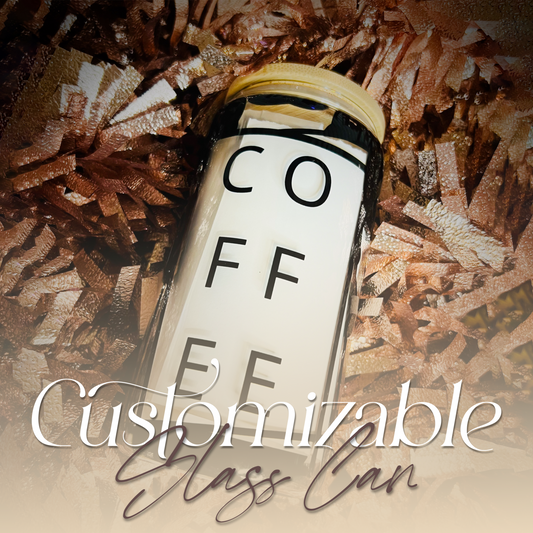 Libby Glass Can (Frosted & Clear)