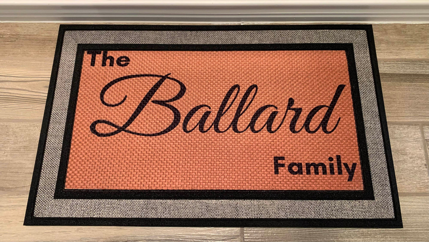 TikTok Custom Doormat (Your Design or Sports Team)