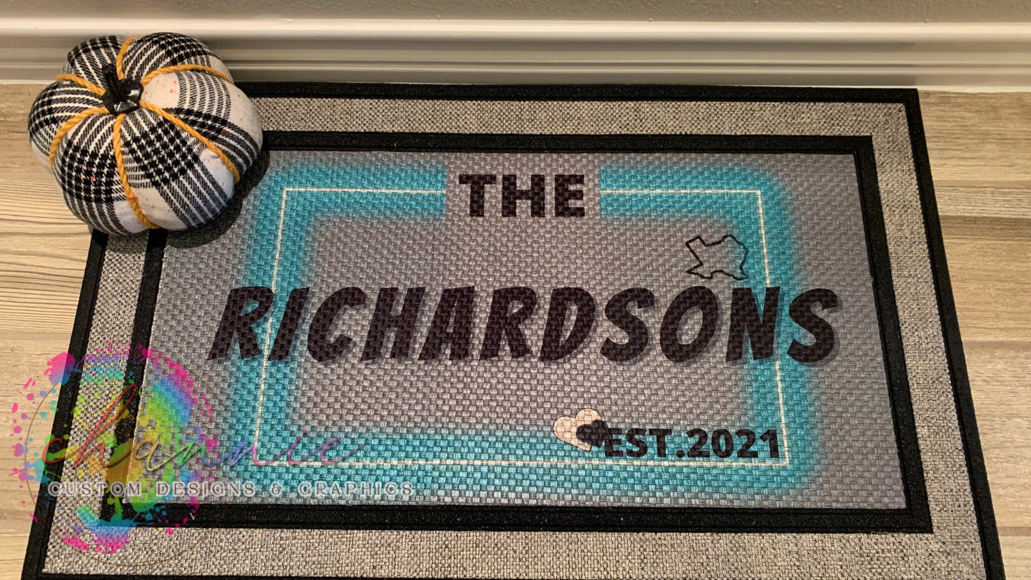 TikTok Custom Doormat (Your Design or Sports Team)