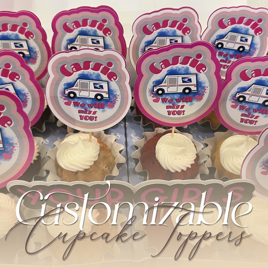 Custom Cupcake Toppers
